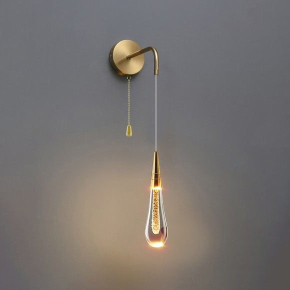 Frendorf | LumeTear Luxus LED Wandleuchte | Teardrop Design | Dimmbar | Für Schlafzimmer & Wohnzimmer