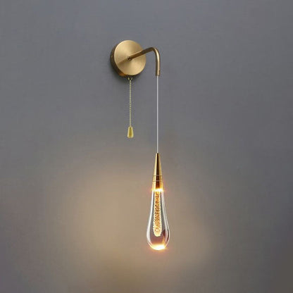 Frendorf | LumeTear Luxus LED Wandleuchte | Teardrop Design | Dimmbar | Für Schlafzimmer & Wohnzimmer