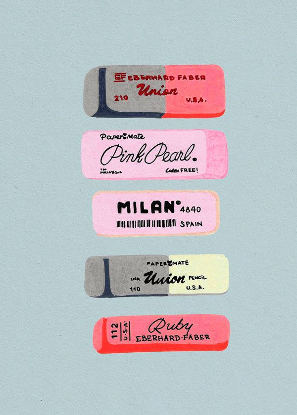 Frendorf | Radiergummis Kunstdruck - Studio Mandariini