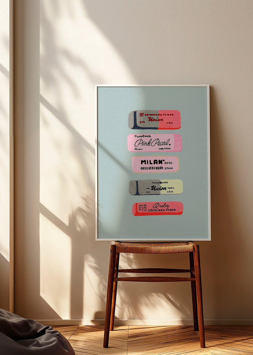 Frendorf | Radiergummis Kunstdruck - Studio Mandariini