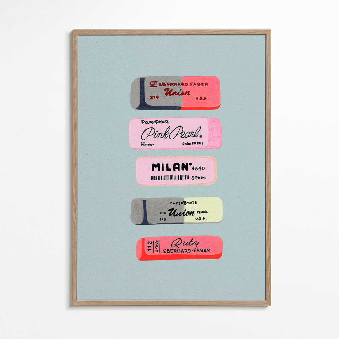 Frendorf | Radiergummis Kunstdruck - Studio Mandariini