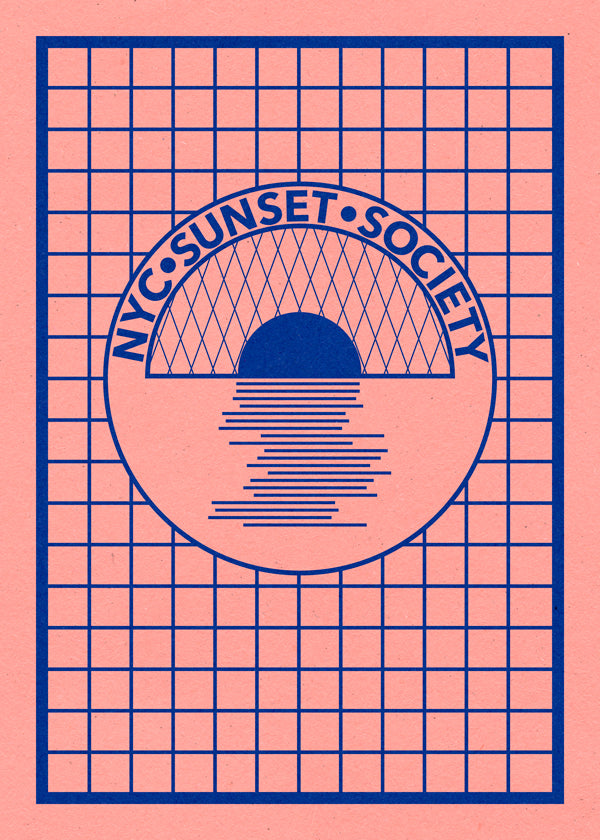 Frendorf | Nyc Sunset Society Blau - Rosi Feist