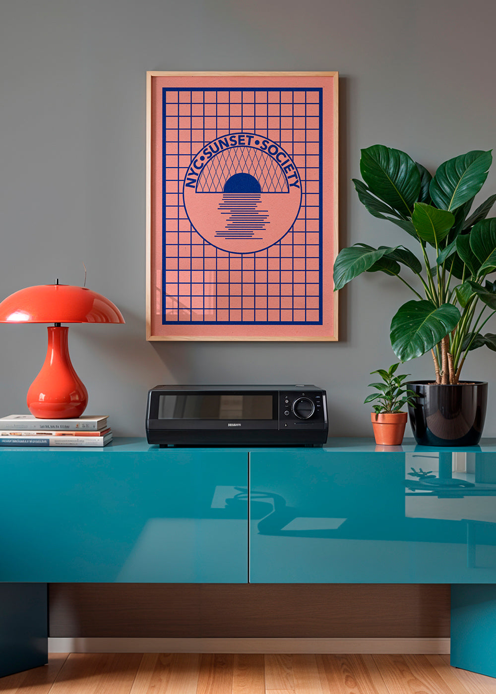 Frendorf | Nyc Sunset Society Blau - Rosi Feist
