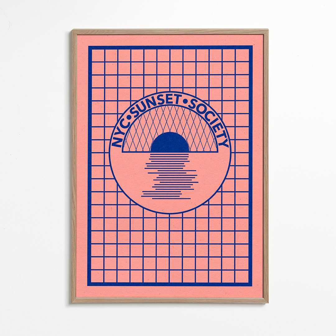 Frendorf | Nyc Sunset Society Blau - Rosi Feist