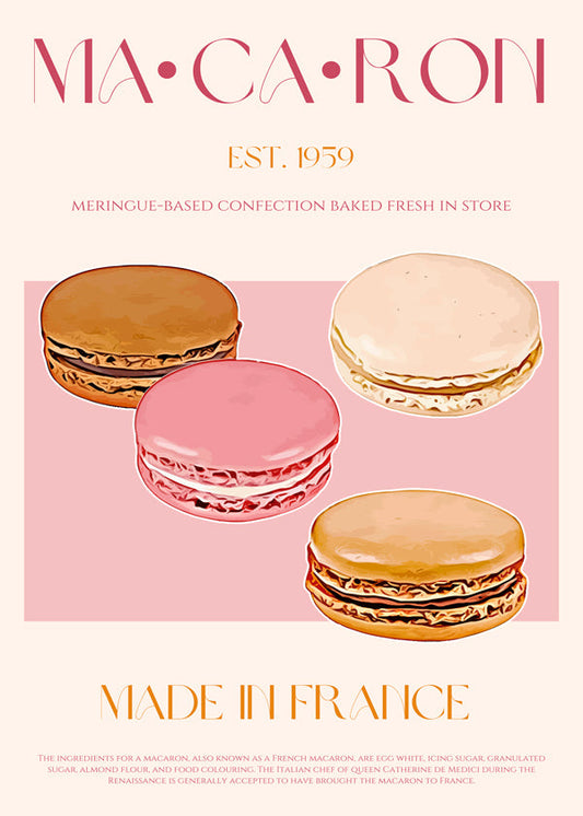 Frendorf | Macaron Druck - Nazma Khokhar