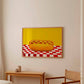 Frendorf | Hot Dog mit Senf rotes Karomuster gelb - Alice Straker