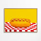 Frendorf | Hot Dog mit Senf rotes Karomuster gelb - Alice Straker