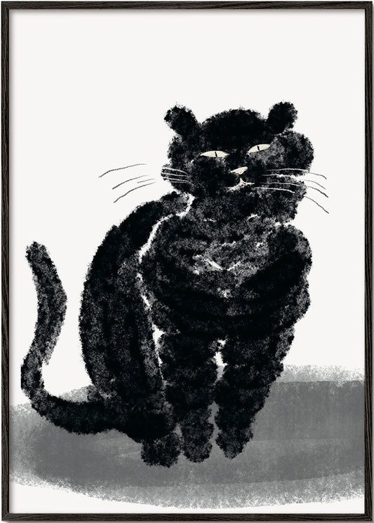 Frendorf | Porträt einer schwarzen Katze - Little Dean
