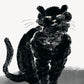Frendorf | Porträt einer schwarzen Katze - Little Dean