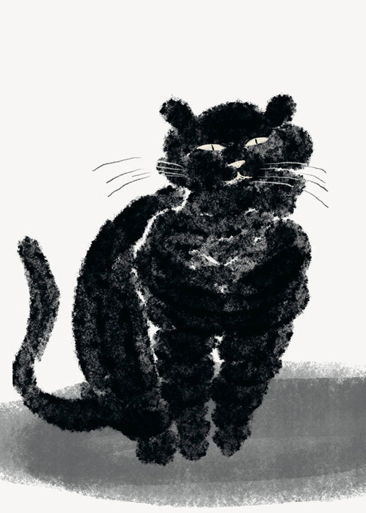 Frendorf | Porträt einer schwarzen Katze - Little Dean