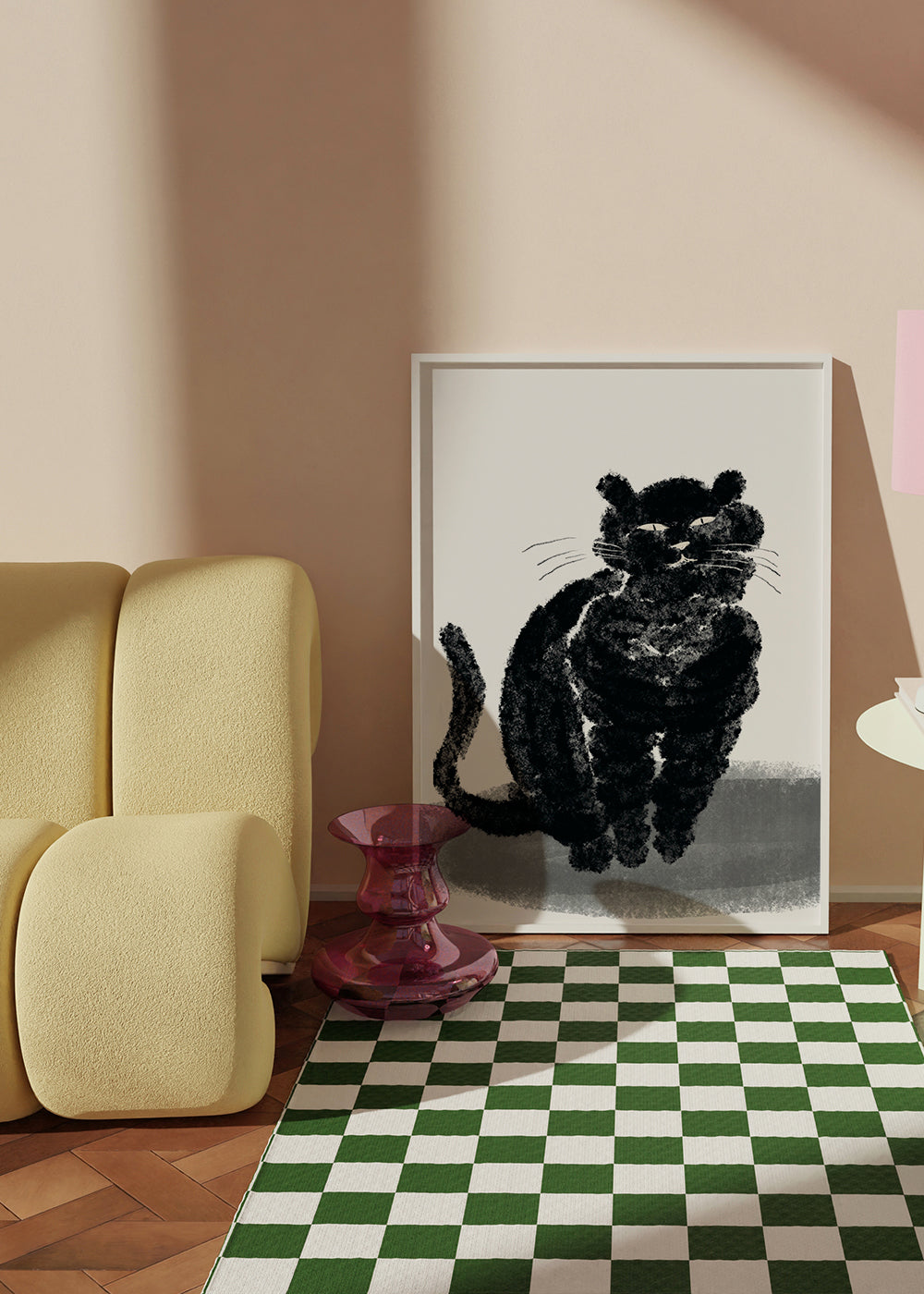 Frendorf | Porträt einer schwarzen Katze - Little Dean