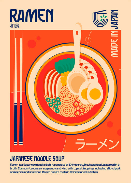 Frendorf | Ramen Japanisches Essen Druck - Retrodrome