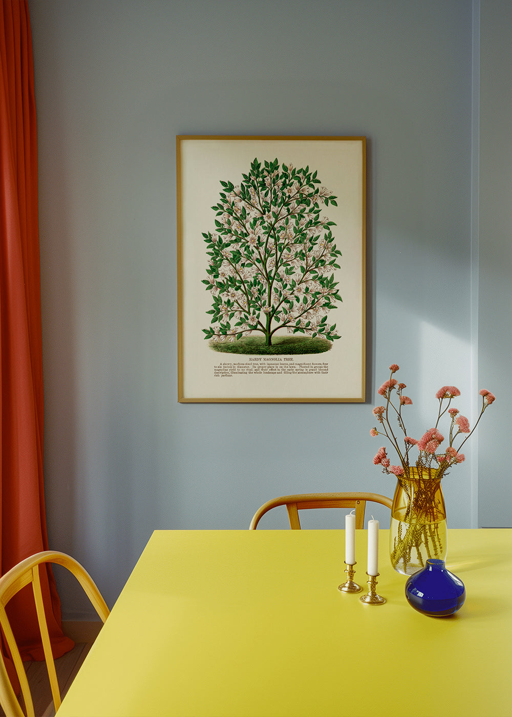 Frendorf | Hardy Magnolia Baum Lithografie - Botanisches Exemplar Rochester