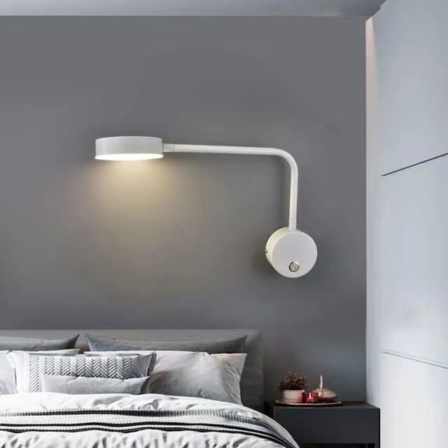 Modern minimalist einfarbige mit drehbarem LED-Wandstrahler lampe