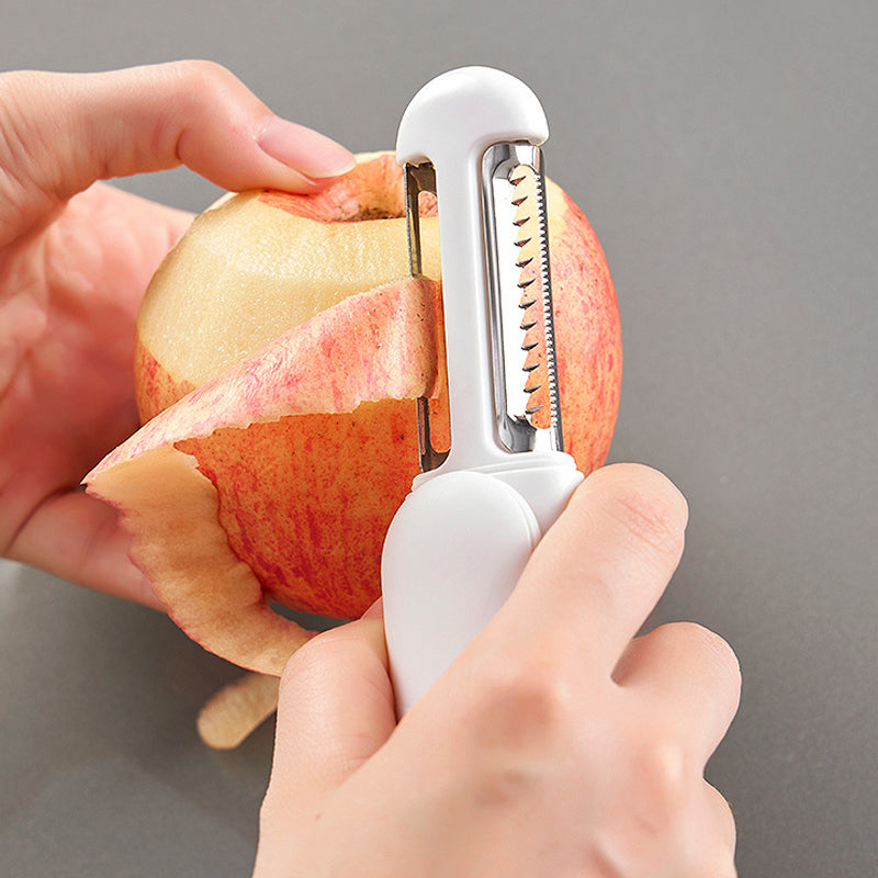 Frendorf | 3 in 1 multifunktionales Dreh-Schälmesser