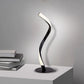Moderne Minimalistische Aluminium Spiralstreifen LED Tischlampe Für Zuhause Büro