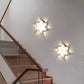 Zeitgenössische Einfachheit Aluminium Pinwheel Acrylschirm LED Wandleuchte Lampe für Schlafzimmer