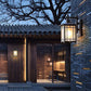 Frendorf | Pavilor Solar Wandlampe | Wasserdicht | Aluminium | Chinesischer Pavillon Stil