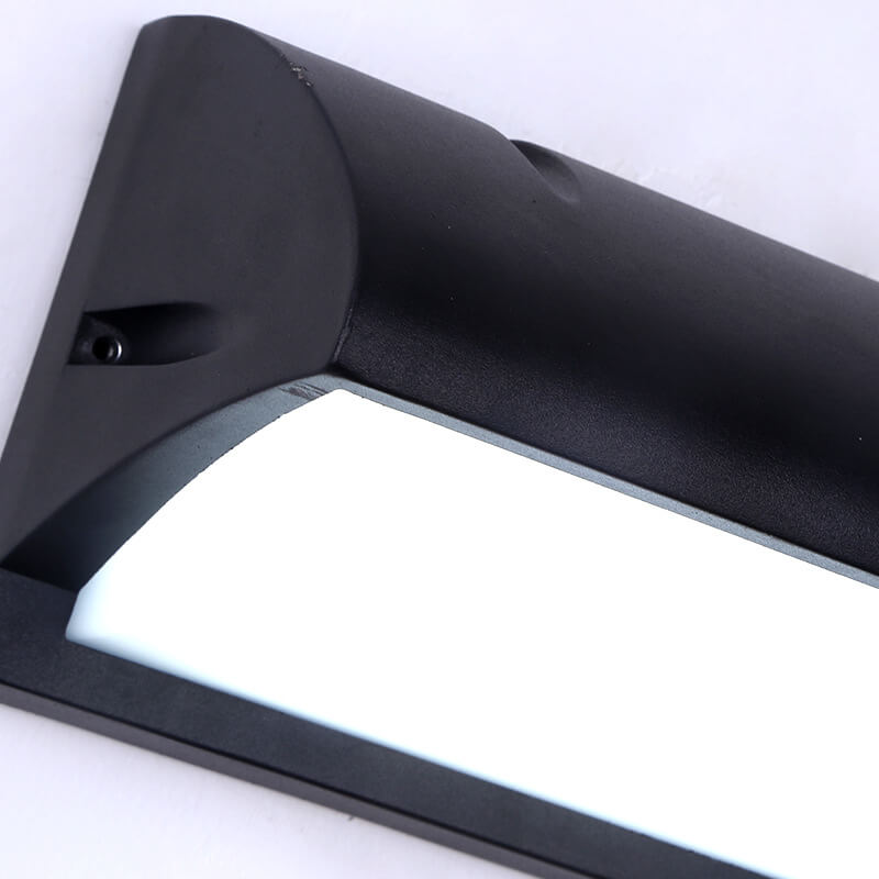 Frendorf | Zynistra AquaGlow Außenwandleuchte | Geometrisches Design | Wasserdicht | LED mit Sensor