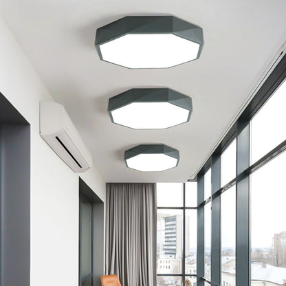 Frendorf | LumaGem Nordic LED Deckenleuchte | Diamant-Design | Acryl & Eisen | Dimmbares Licht | Moderne Beleuchtung
