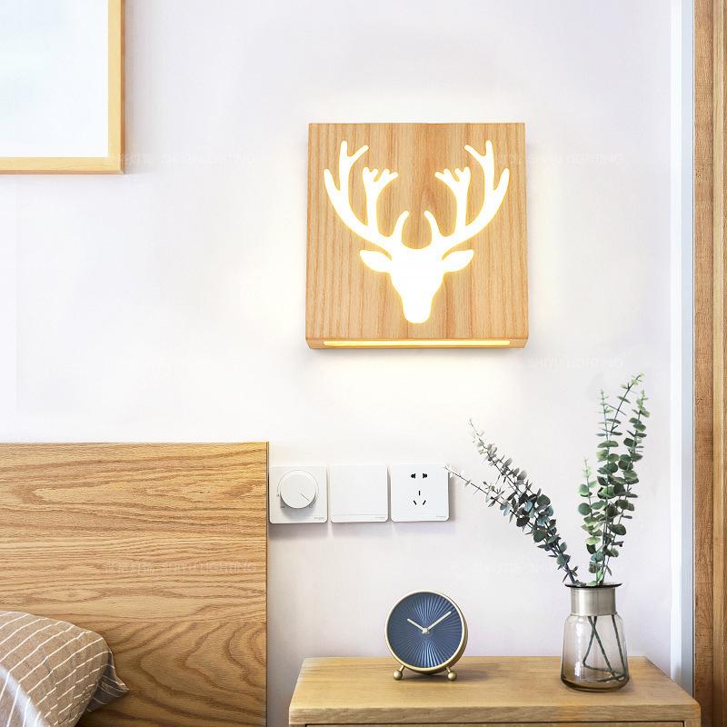 Wandlampe - WoodGlow - Elegante LED - Essenz des Lebens im Freien drinnen
