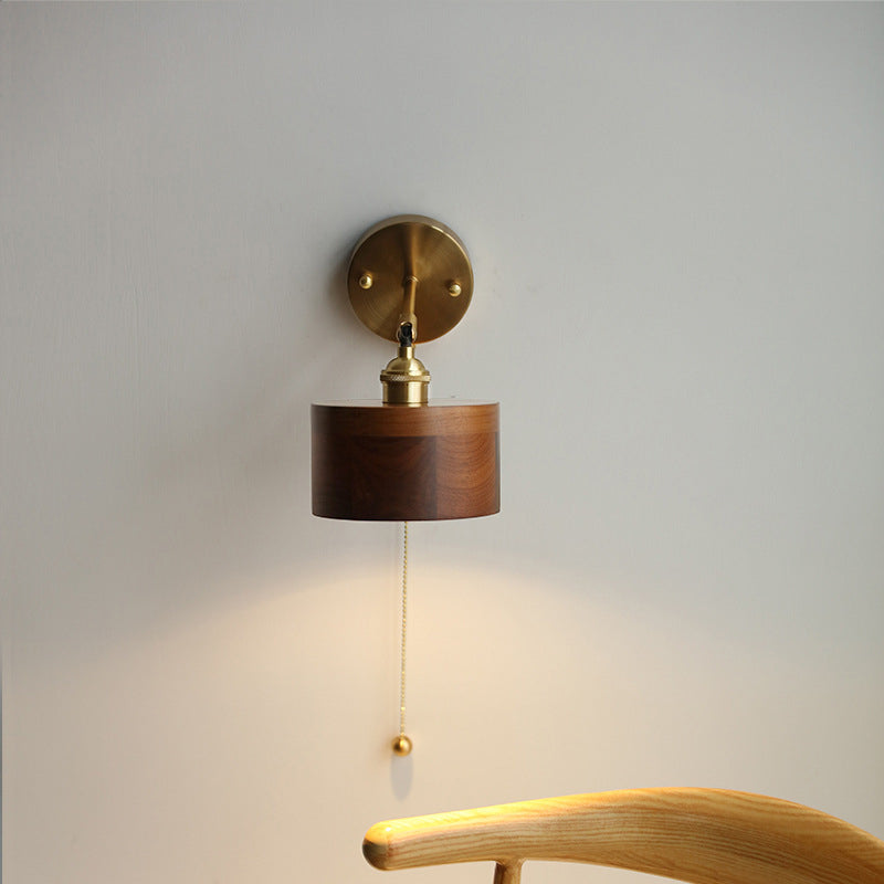 Frendorf | Aurano Wood & Copper Wandleuchte | Skandinavisches Design | Minimalistisch & Vielseitig