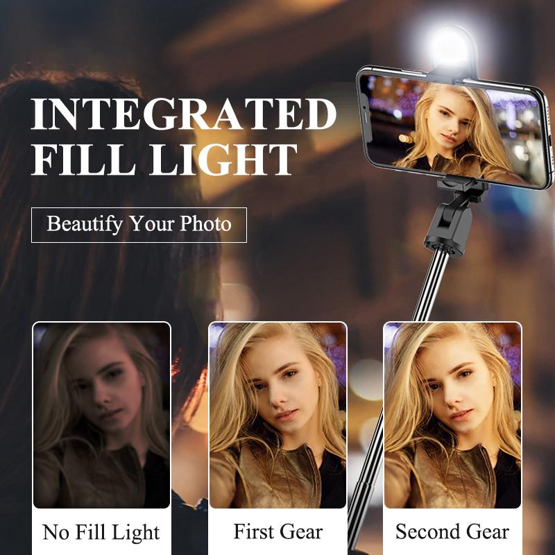 Frendorf | Bluetooth-Fernbedienung Selfie-Stick Stativ