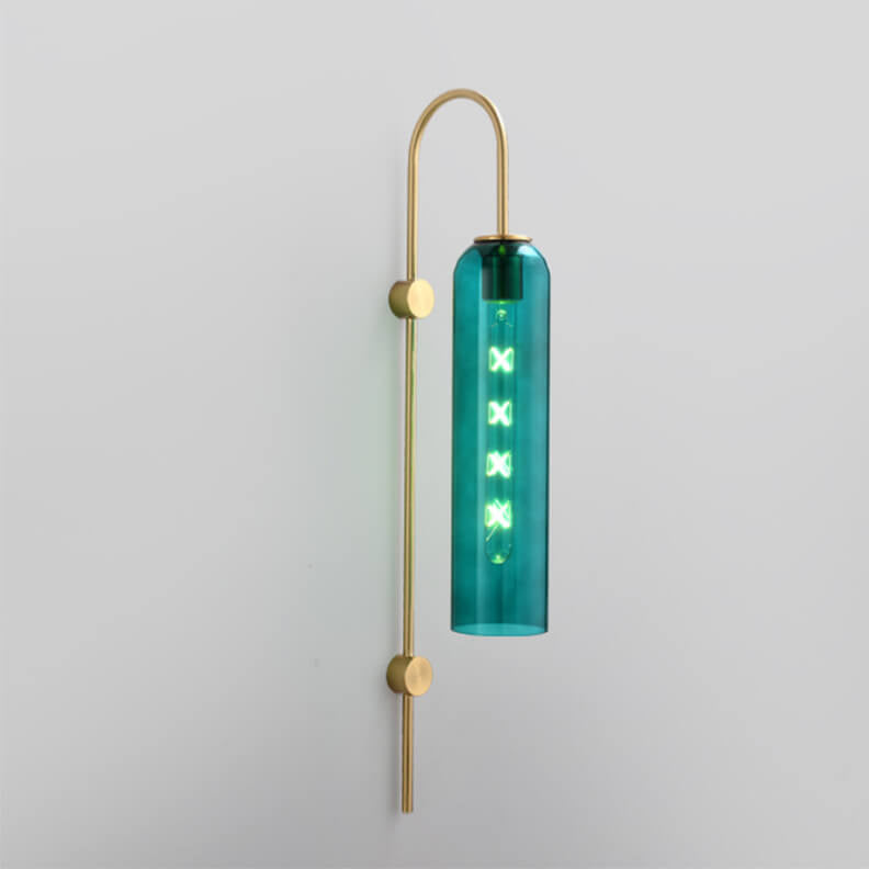 Frendorf | ZenoLuxe Nordic Design LED Wandlampe | Gebogene Arm | Modern | Dekoration für Zuhause