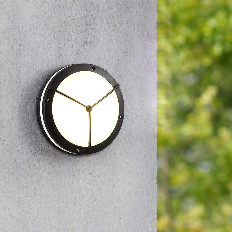 Frendorf | AuroVita LED Deckenleuchte | Wasserdicht | Outdoor-geeignet | Runde Form | Aluminium & Acryl