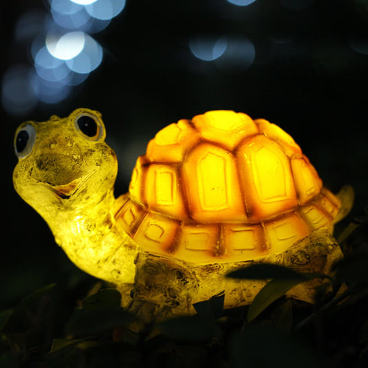 Frendorf | SolarCreato Tierfigur Gartenleuchte | Solarbetrieben & Wasserdicht | Kreative LED Rasen- und Landschaftsbeleuchtung