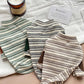Chic Vintage Streifen Dehnbare Warme Hund Strickpullover