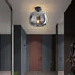 Frendorf | Nordora Luxus Rundglas-Deckenleuchte | Semi-Flush Mount | Modernes Skandinavisches Design