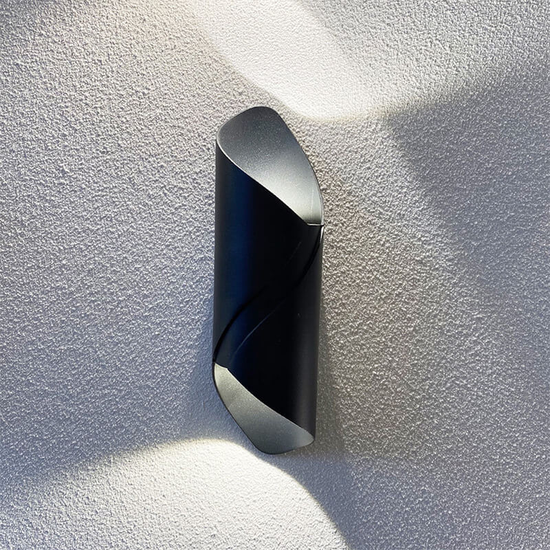 Frendorf | Spiranova Doppelkopf LED Wandleuchte | Nordic Spiral Design | Aluminium Spotlicht | Moderne Beleuchtung