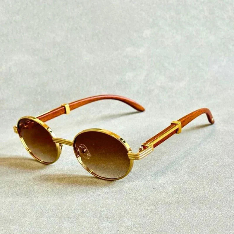 Frendorf | BlissGlow –   Holzsonnenbrille der Retro-Serie