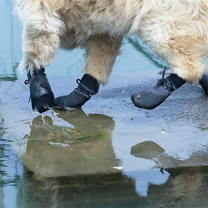 Outdoor wasserdicht atmungsaktiv wandern laufen rutschfeste hundeschuhe