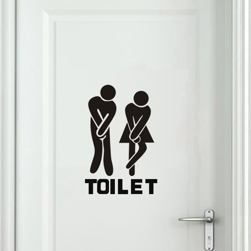 Frendorf | Lustiges Toilettentür-Schild Aufkleber
