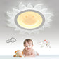 Frendorf | SunnyGlow Smiley LED Deckenleuchte | Cartoon Design | Warm- & Weißlicht | Dimmbar | Kinderzimmer
