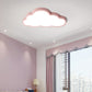 Zeitgenössische skandinavische Macaron Cartoon Eisen PVC Wolken Shade LED Deckenleuchte für das Wohnzimmer