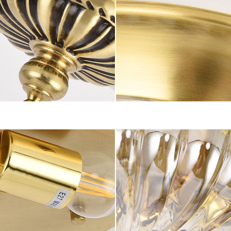 Frendorf | BrassCone Lux LED Deckenleuchte | Europäisches Design | Glas & Messing | Zeitloser Stil