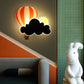 Frendorf | SkyDream LED Wandleuchte | Kreatives Heißluftballon- & Wolkendesign | Für Kinderzimmer | Warmweißes & Weißes Licht