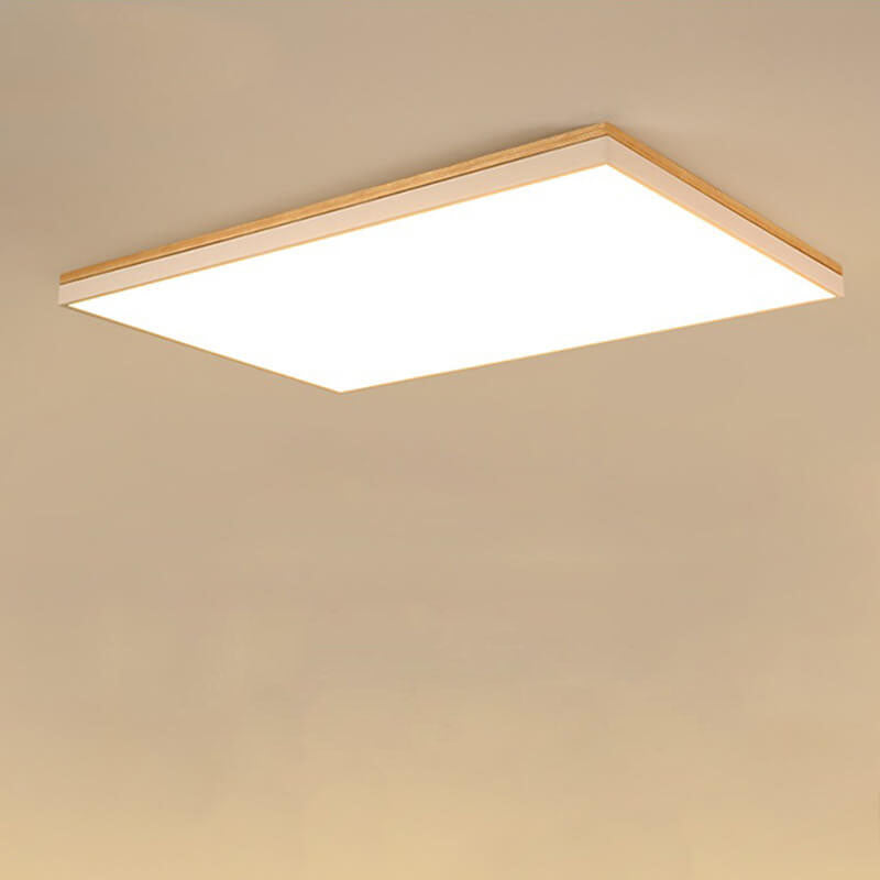 Frendorf | NordSphere LED Deckenleuchte | Nordic Design | Massivholz | Quadratisch & Rechteckig | Dimmbar | Warm- & Weißlicht