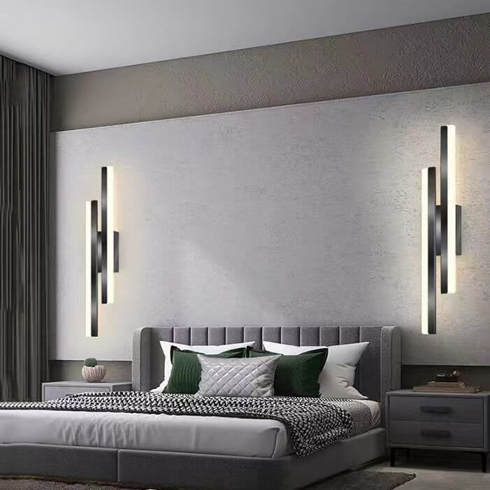 Frendorf | LuxLine Moderne LED Wandlampe | Minimalistisches Design | Eisen & Acryl | Dimmbares Licht