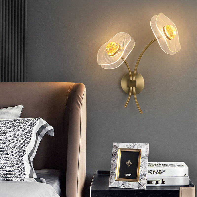 Frendorf | LotuGlow Kreative Lotus LED Wandleuchte | Acryl | Blumen Design | Dekorative Beleuchtung