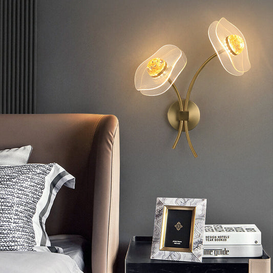 Frendorf | LotuGlow Kreative Lotus LED Wandleuchte | Acryl | Blumen Design | Dekorative Beleuchtung