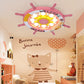 Frendorf | NautiGlow Kinderzimmer LED Deckenlampe | Segelboot-Design | Cartoon-Stil | Stimmungsvolle Beleuchtung