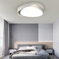 Zeitgenössische Einfachheit Eisen Acryl Runde Schirm LED Deckenleuchte Für Schlafzimmer