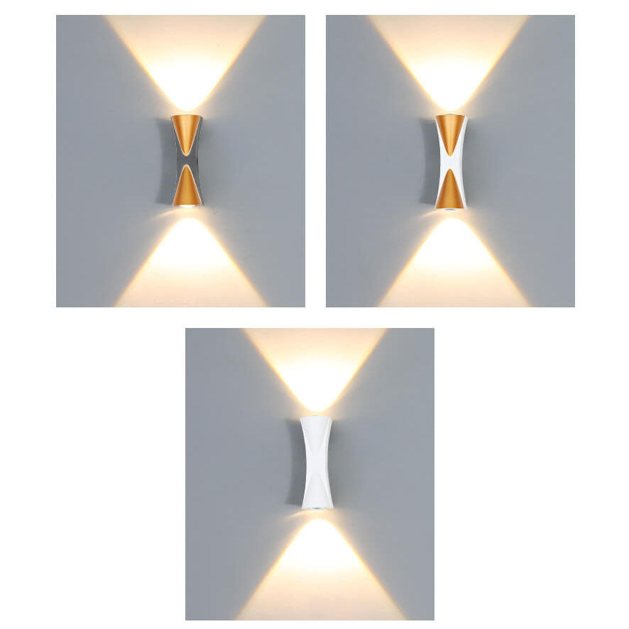Einfacher Outdoor wasserdichter Aluminium Horn LED Wandleuchtenlampe