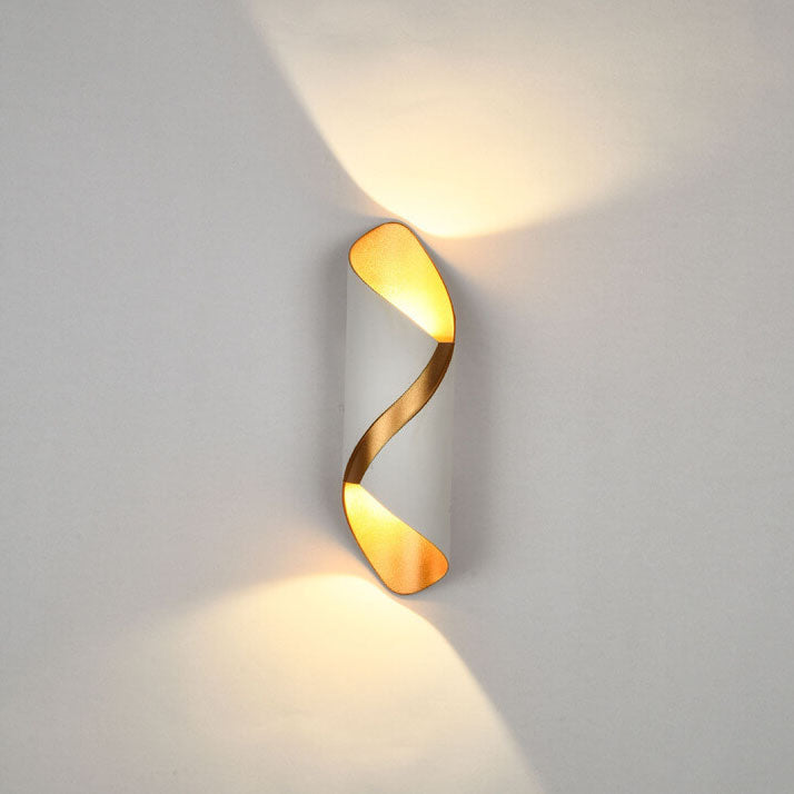 Frendorf | Spiranova Doppelkopf LED Wandleuchte | Nordic Spiral Design | Aluminium Spotlicht | Moderne Beleuchtung