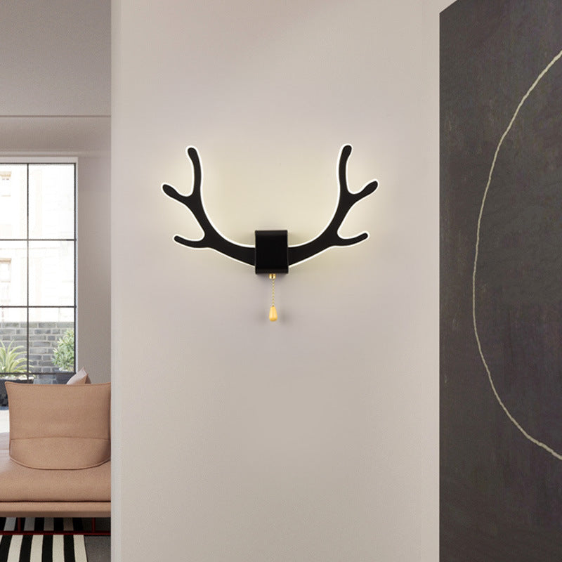 Frendorf | LumiAntler LED Wandleuchte | Nordisches Geweihdesign | Modernes Acryl | Warmes & Kaltes Licht | Kreative Wandlampe