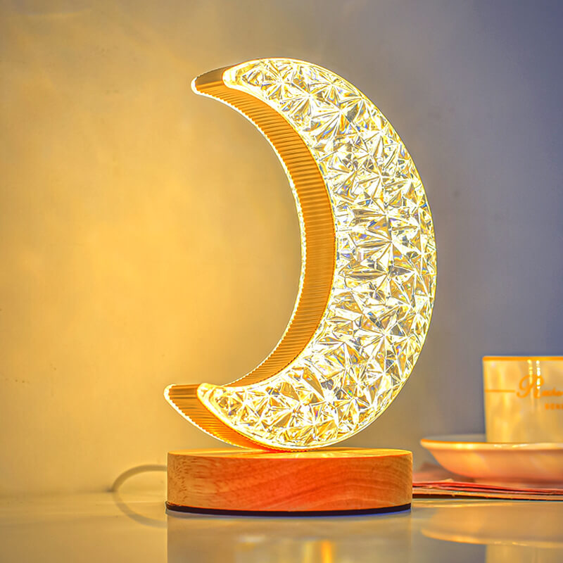Frendorf | LunaStar Tischlampe | Nordic Design | Mond & Stern | LED USB | Stimmungslicht